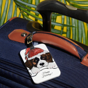 Saint Bernard Luggage Tag