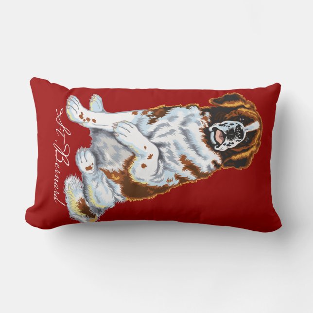 saint bernard lumbar cushion (Front)