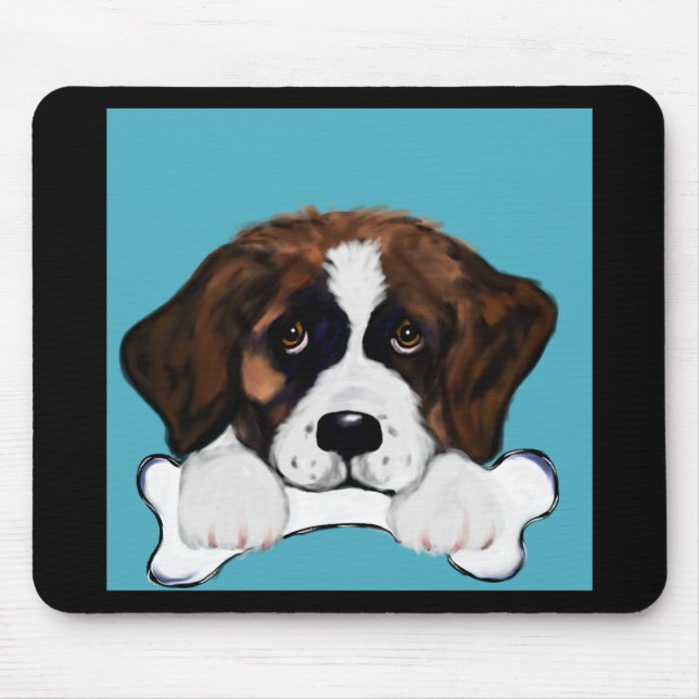Saint Bernard Mouse Pad (Front)