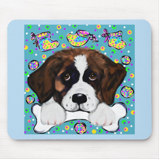 Saint Bernard Mouse Pad (Front)
