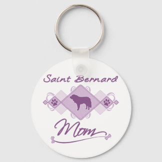 Saint Bernard Mum Key Ring