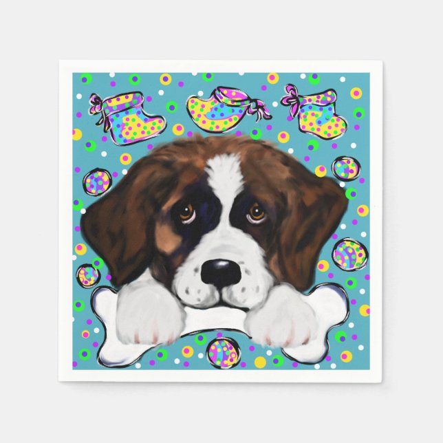 Saint Bernard Napkin (Front)