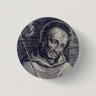 Saint Bernard of Clairvaux 3 Cm Round Badge