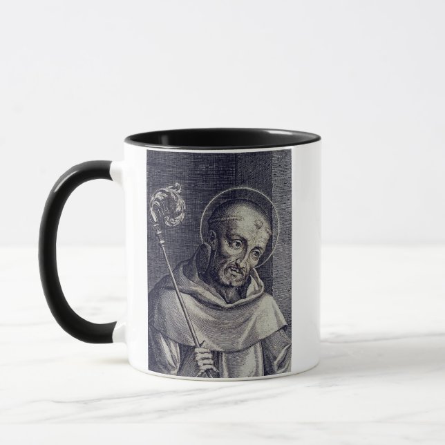 Saint Bernard of Clairvaux Mellifluous Doctor Art Mug (Left)