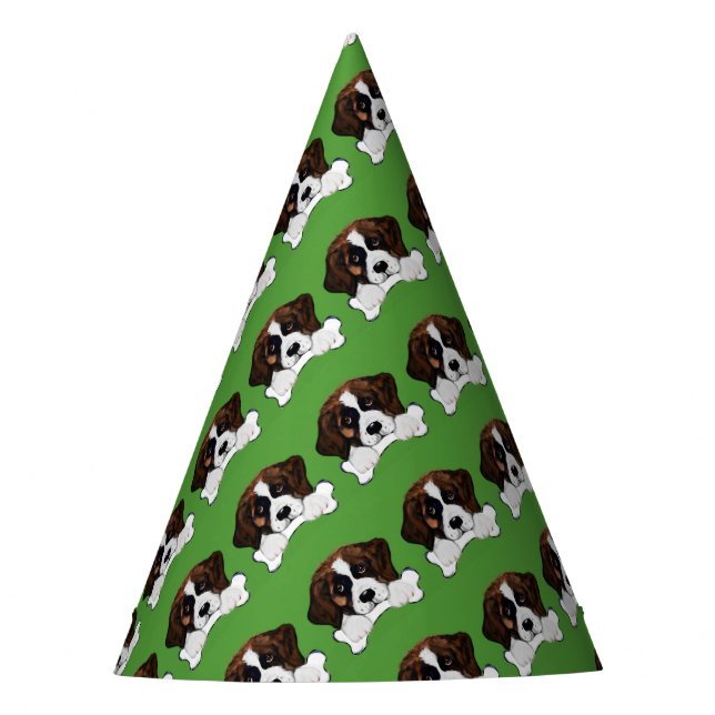Saint Bernard Party Hat (Front)