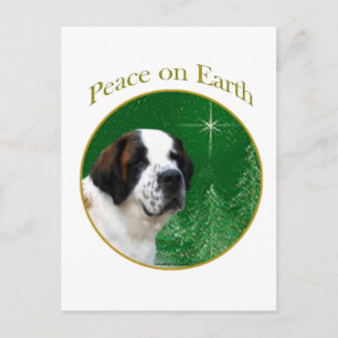 Saint Bernard Peace Postcard
