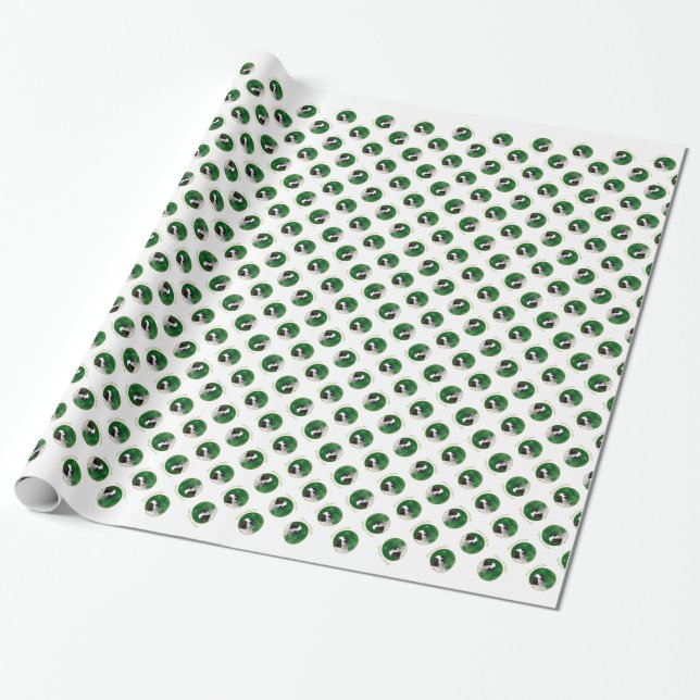 Saint Bernard Peace Wrapping Paper (Unrolled)