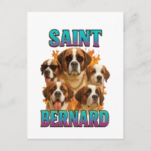 Saint Bernard Postcard
