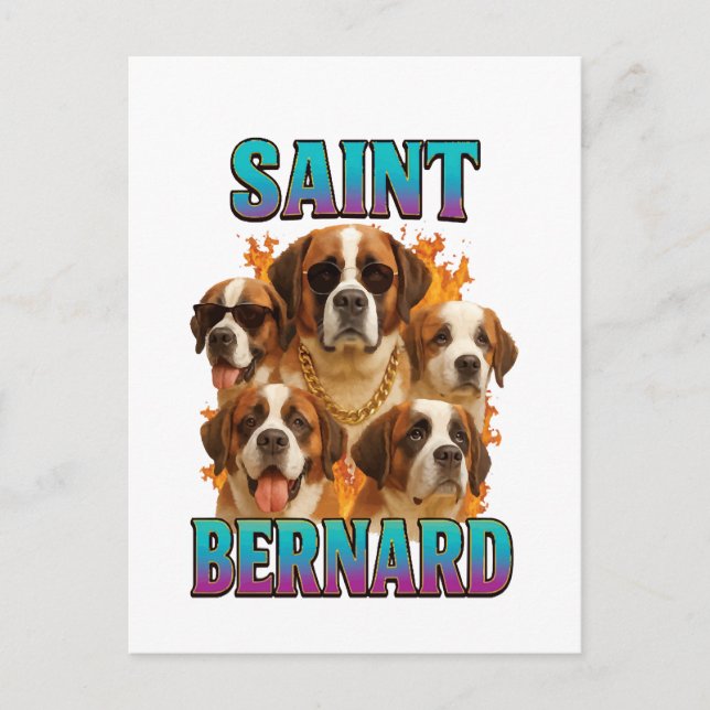 Saint Bernard  Postcard (Front)