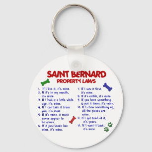 SAINT BERNARD Property Laws 2 Key Ring