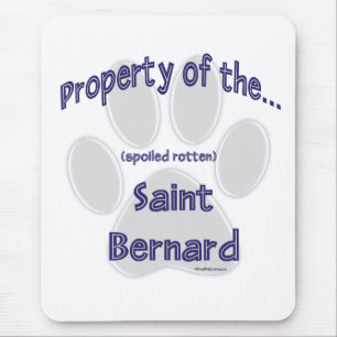 Saint Bernard Property Mouse Pad