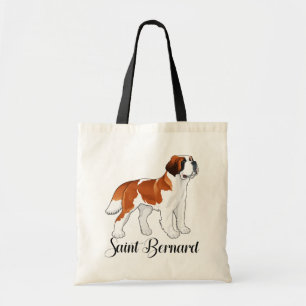 Saint Bernard Puppy Dog - Love St. Bernard Tote Bag