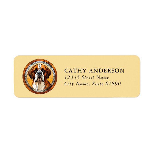 Saint Bernard Return Address Labels (Front)