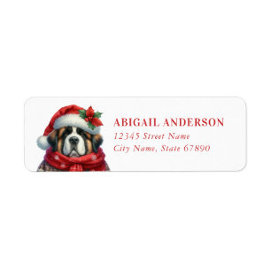 Saint Bernard Return Address Labels