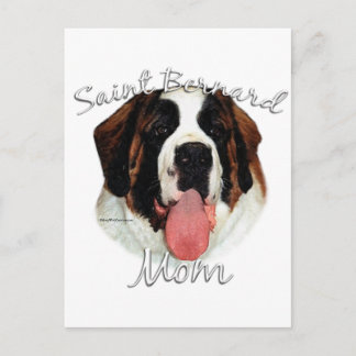 Saint Bernard (rough) Mum 2 Postcard