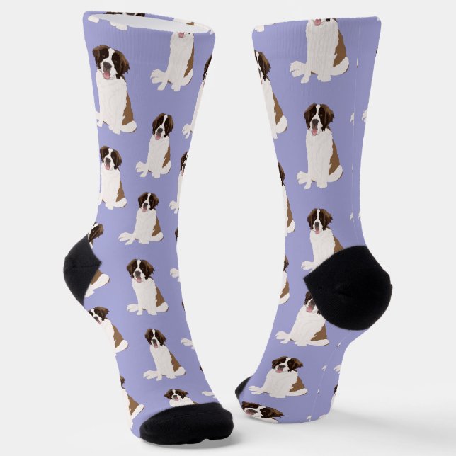 Saint Bernard Socks (Angled)