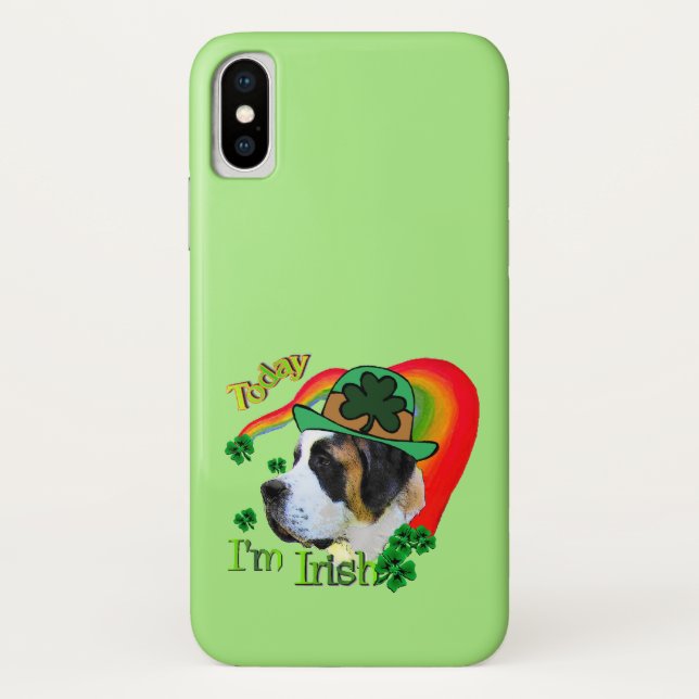 Saint Bernard St Patricks Case-Mate iPhone Case (Back)