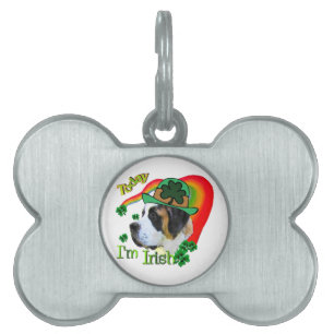 Saint Bernard St Patricks Pet Name Tag