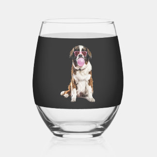 Saint Bernard Stemless Wine Glass