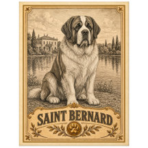 Saint Bernard, Vintage Heritage Dog