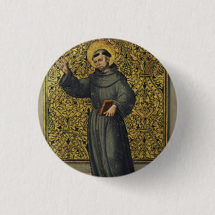 Saint Bernardino of Siena 3 Cm Round Badge