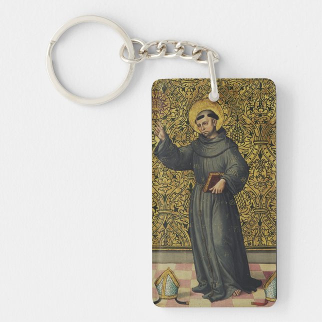 Saint Bernardino of Siena Key Ring (Front)