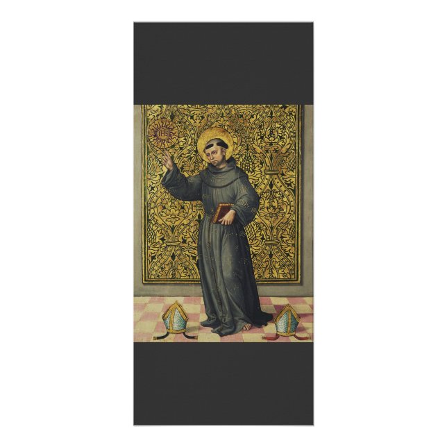 Saint Bernardino of Siena Rack Card (Front)