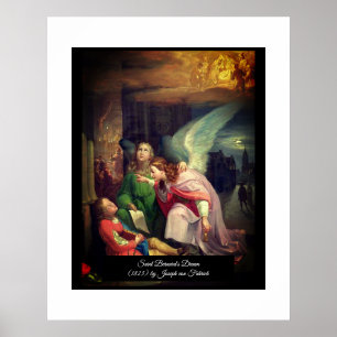 Saint Bernard's dream Poster
