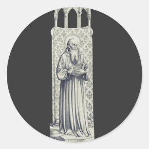 Saint  Bonaventure Seraphic Doctor Classic Round Sticker