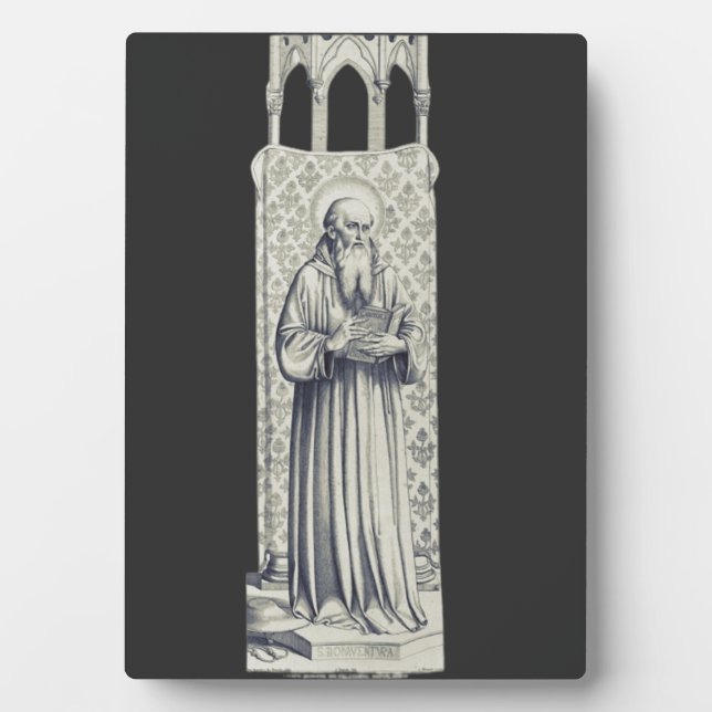 Saint  Bonaventure Seraphic Doctor Plaque (Front)