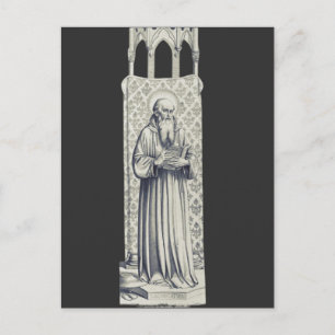 Saint  Bonaventure Seraphic Doctor Postcard