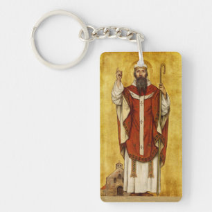 Saint Boniface by Albrecht de Vriendt Key Ring