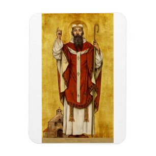 Saint Boniface by Albrecht de Vriendt Magnet