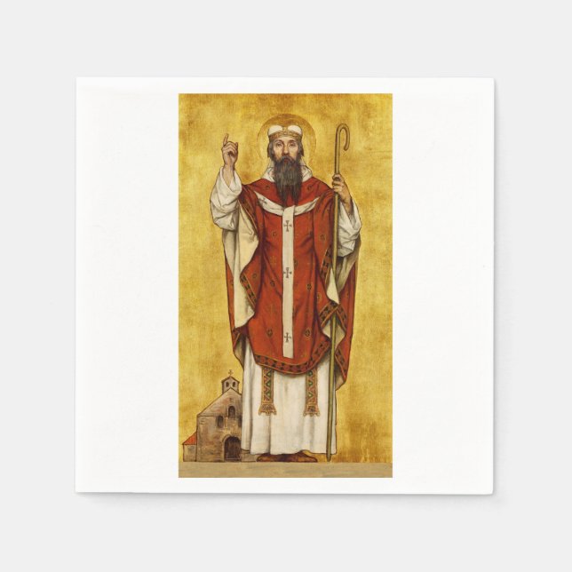 Saint Boniface by Albrecht de Vriendt Napkin (Front)