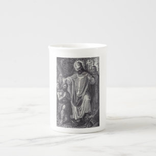 Saint Boniface English Benedictine monk Bone China Mug