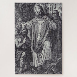Saint Boniface English Benedictine monk Jigsaw Puzzle