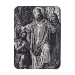 Saint Boniface English Benedictine monk Magnet
