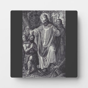 Saint Boniface English Benedictine monk Plaque