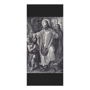 Saint Boniface English Benedictine monk Rack Card