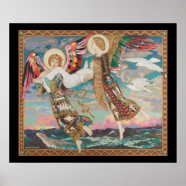 Saint Bride, c. 1913 by John Duncan Poster (Front)