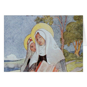 Saint Bridget and Deer