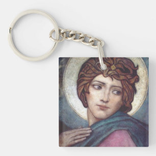 Saint Brigid of Kildare Key Ring