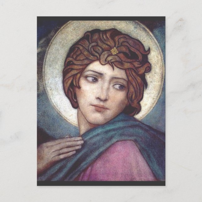 Saint Brigid of Kildare Postcard (Front)