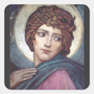 Saint Brigid of Kildare Square Sticker
