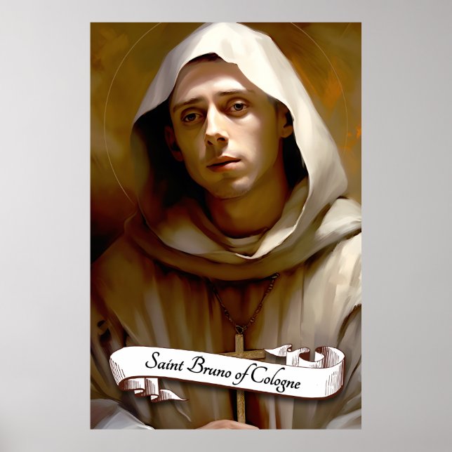 Saint Bruno of Cologne Poster (Front)