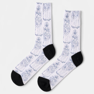 Saint Brychan Brycheiniog Irish hermit Socks