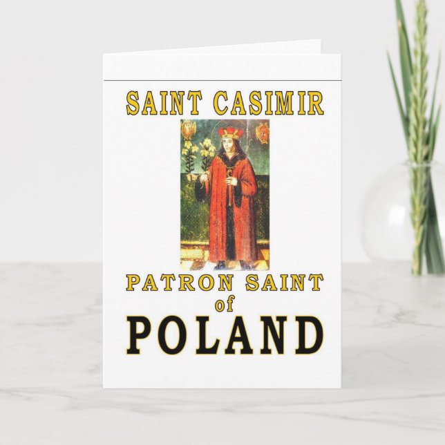 SAINT CASIMIR CARD (Front)