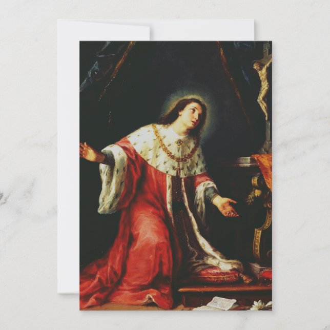 Saint Casimir Jagiellon  Invitation (Front)