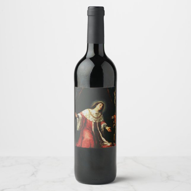 Saint Casimir Jagiellon  Wine Label (Front)
