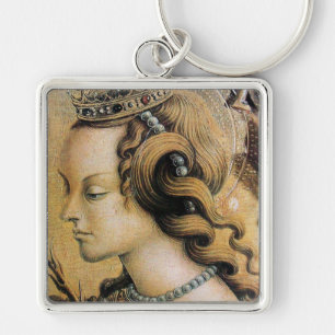 Saint Catherine of Alexandria by Carlo Crivelli Key Ring